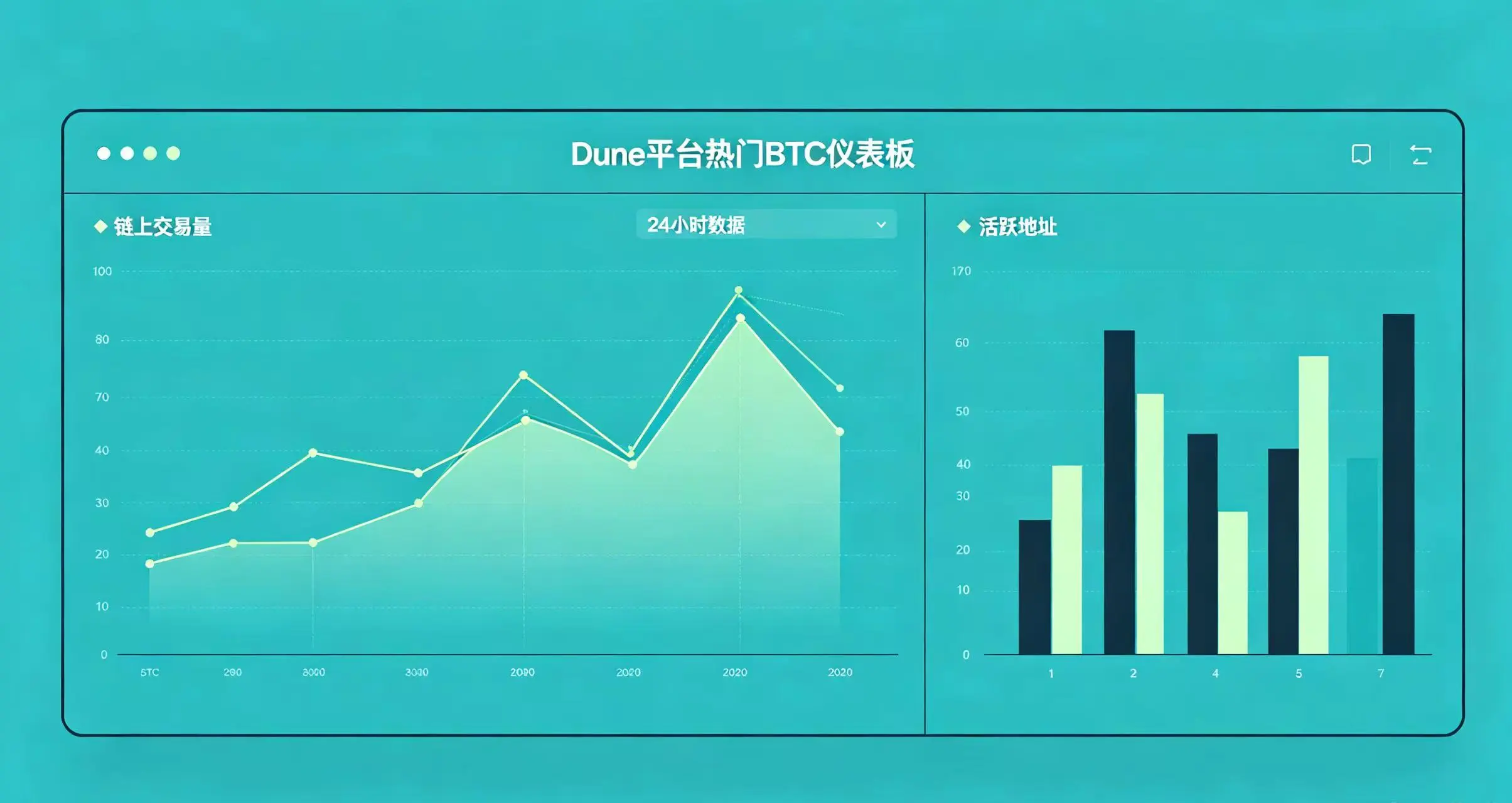 Dune 热门 BTC 链上数据仪表板