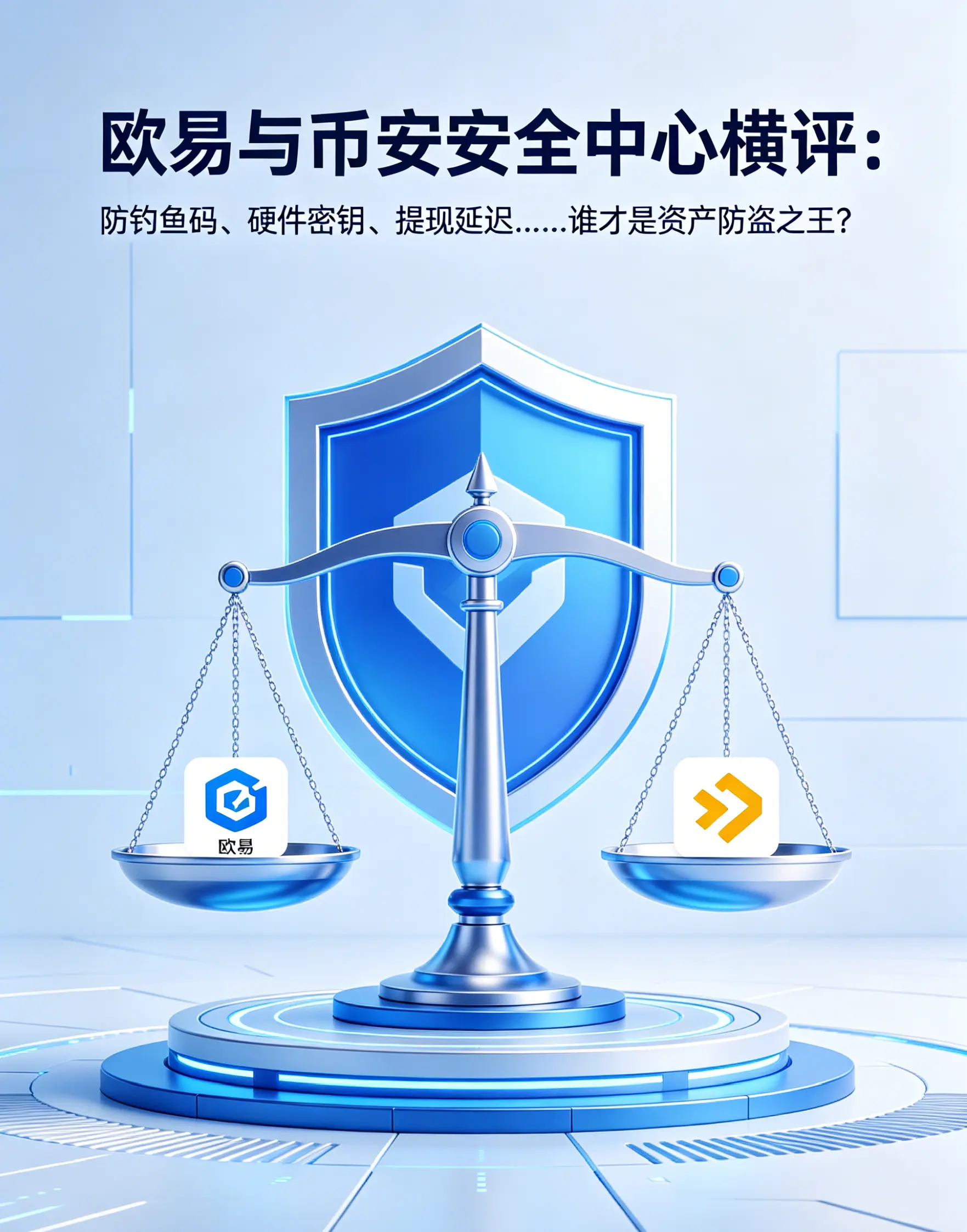 安全中心横评：防钓鱼码、硬件密钥、提现延迟……谁才是资产防盗之王？