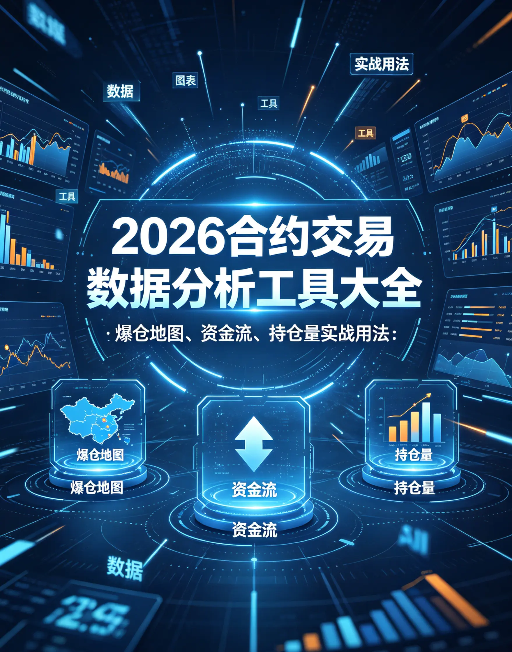 炒币必收藏！合约交易员都在盯的6个数据网站：持仓量、爆仓地图与资金流