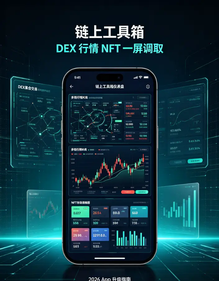 藏在比安App里的链上工具箱：DEX聚合、行情K线、NFT市场一屏调取