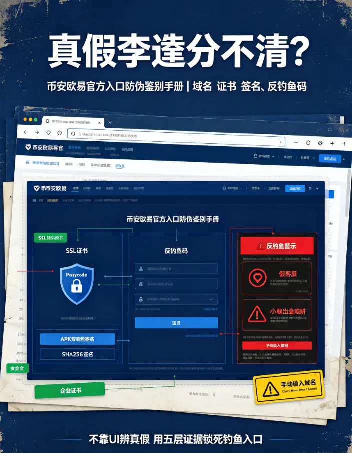 真假李逵分不清？这可能是全网最全的交易所官方入口防伪鉴别手册