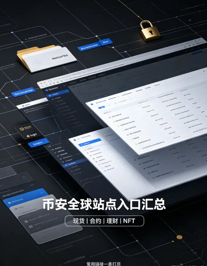 全球站点与功能入口汇总：现货、合约、理财、NFT，常用链接一表打尽
