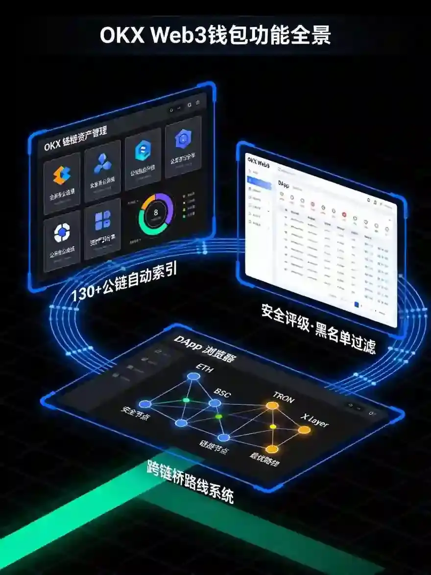 Web3钱包深度体验：多链资产管理、DApp浏览器、跨链桥，一个入口搞定链上全操作